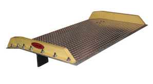 Aluminum Dock Board with Bolt-On Steel Curbs - 15000 lb Capacity